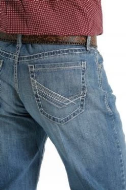 Cinch Men's Relaxed Fit Medium Stonewash Grant Jeans -Modern Life Shop mb56137001 3 1673 general