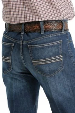 Cinch Men's Silver Label Dark Stone Wash Jeans 7 Cinch Men's Silver Label Dark Stone Wash Jeans -Modern Life Shop mb98034019 3 189 general