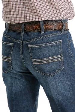Cinch Men's Silver Label Dark Stone Wash Jeans 5 Cinch Men's Silver Label Dark Stone Wash Jeans - Image 3