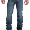Cinch Men's Silver Label Dark Stone Wash Jeans -Modern Life Shop mb98034019 1442 detail